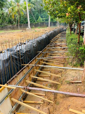 Boundary Wall Construction - Mahara