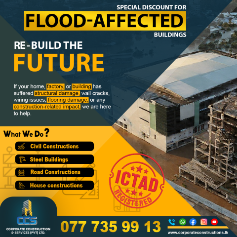 Special Discount For Flood-Affected Buildings 