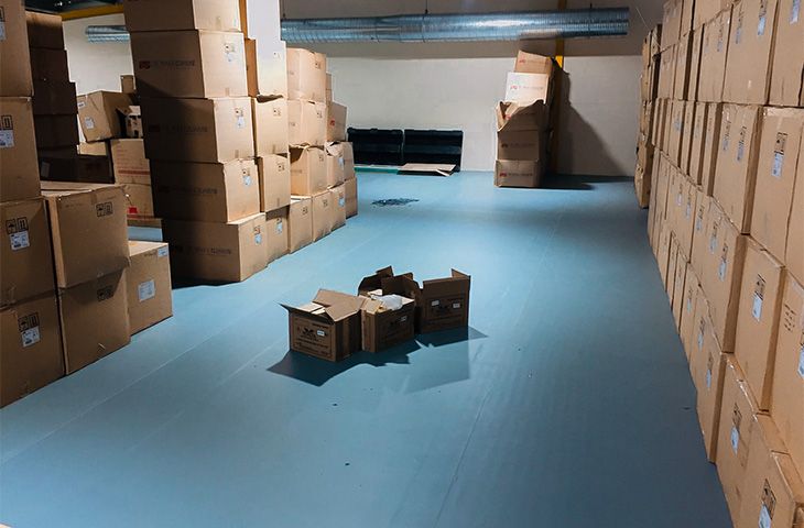 Industrial floor carpeting - EPZ Wathupitiwala 