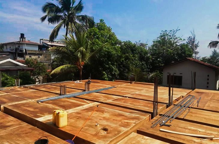 Slab construction - EPZ Koggala